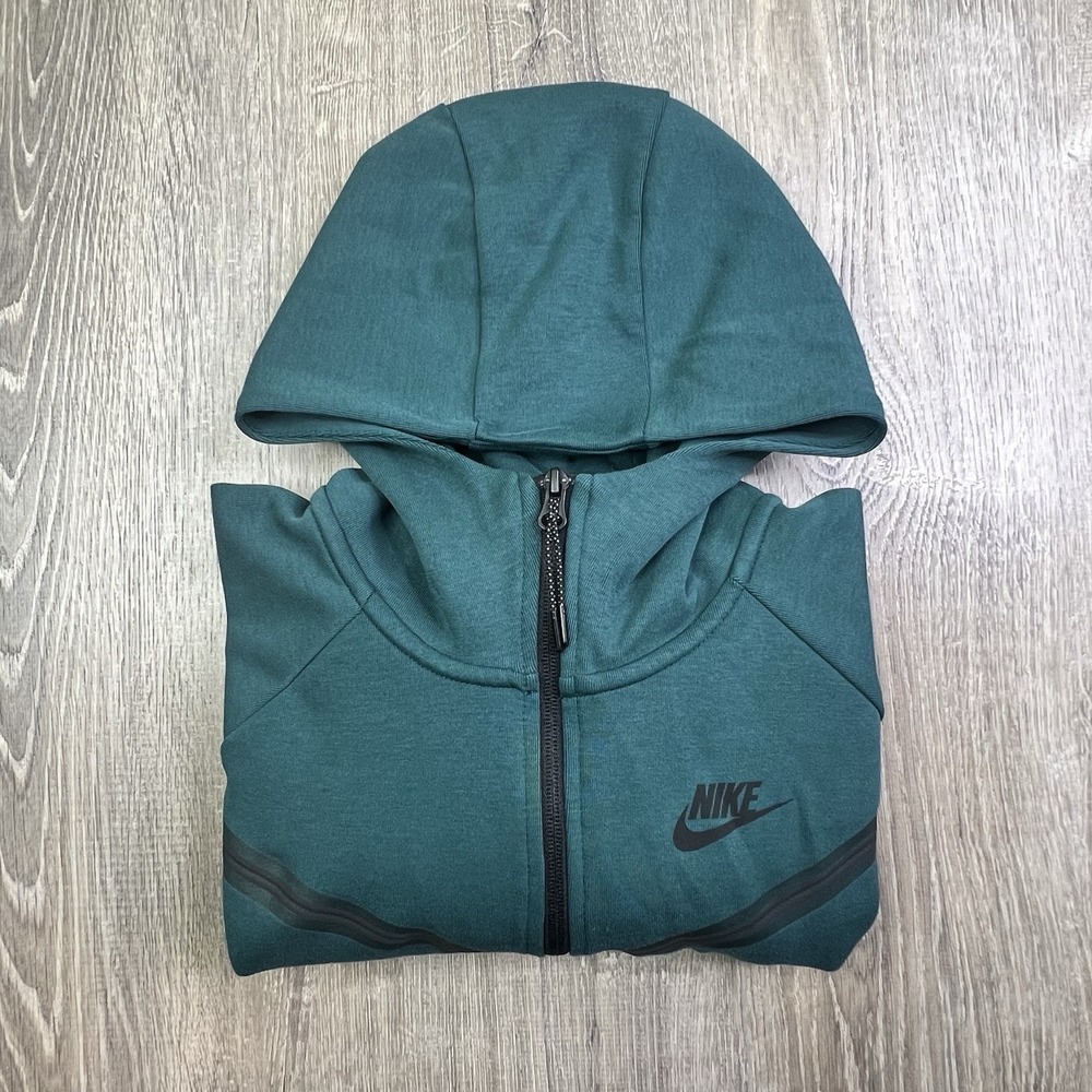Nike Sportswear Tech Fleece Windrunner Full-Zip Hoodie Women's Sz S Small Green
